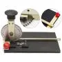 Manual Embossing Machine,Metal Embosser Alphanumeric Plate Stamping Dog Tag Embossing Marking Machine Printer with 2.0mm-5.0mm Print Wheel