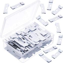 Vertical Blind Repair Vane Savers Blind Repair Clip Vertical Blind Repair Tabs, Window Blinds Replacement, White (50)