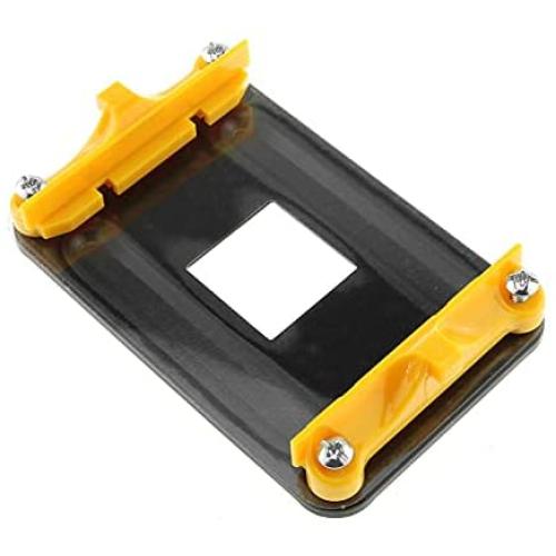 DGZZI AM4 Backplane Yellow Durable CPU Heatsink Bracket Motherboard CPU Fan Cooling Mounting Sheet Plate for AM4 AMD Socket