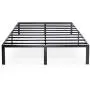 Best Price Mattress 14 Inch Metal Platform Beds w/Heavy Duty Steel Slat Mattress Foundation (No Box Spring Needed), Black Best Price Mattress 14 Inch Metal Platform Beds w/Heavy Duty Steel Slat Mattress Foundation (No Box Spring Needed), Black