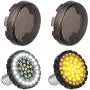 NTHREEAUTO 2'' Bullet 1157 LED Turn Signal Light, Motorcycle Running Light, Switchback Front Bulbs Compatible with Harley Street Glide, Sportster, Road King NTHREEAUTO 2'' Bullet 1157 LED Turn Signal Light, Motorcycle Running Light, Switchback Front Bulbs Compatible with Harley Street Glide, Sportster, Road King