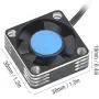 Woyisis Metal 504 Motor ESC Cooling Fan Heat Sink RC Car Accessory Upgrade Parts(02)
