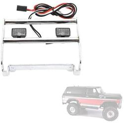 RC Car Metal Bumper with LED Upgrade Parts for TRX4 Bronco 82046-4 Car Part Accessory