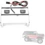 RC Car Metal Bumper with LED Upgrade Parts for TRX4 Bronco 82046-4 Car Part Accessory