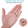 Invisible Ring Size Adjuster with Silver Polishing Cloth ,Jewelry Guard, Tightener ,Spacer, Sizer, Fitter,Reducer for Wide Rings,Multi-Size Ring Resizer,Set of 54+3 PCS