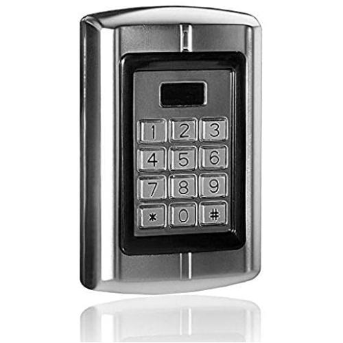 Metal Weatherproof Access Control System 600LBS Force Electric Magnetic Lock +110VPower Supply+Exit Button+Cards+Key Fobs