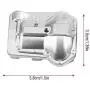 RC Car Axle Housing, 2 Pcs Metal Axle Housing Cover Front Rear Axles for Traxxas TRX4 1/10 RC Crawler Car RC Model Parts Accessories(Silver) RC Car Axle Housing, 2 Pcs Metal Axle Housing Cover Front Rear Axles for Traxxas TRX4 1/10 RC Crawler Car RC Model Parts Accessories(Silver)