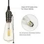 Onite 2 PCS UL Listed E26 Type 1/8 inch Pipe Thread US-Standard Screw Basic Metal Lamp Socket with Pull Chain Switch (Black)