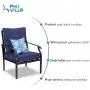 PHI VILLA 4 Piece Patio Sets, Outdoor Metal Furniture Patio Conversation Set Clearance with Padded Deep Seating Sofa, 1 Loveseat, 2 Armrest Sofa Chairs, 1 Coffee Table & 4 Free Pillow, Navy Blue PHI VILLA 4 Piece Patio Sets, Outdoor Metal Furniture Patio Conversation Set Clearance with Padded Deep Seating Sofa, 1 Loveseat, 2 Armrest Sofa Chairs, 1 Coffee Table & 4 Free Pillow, Navy Blue