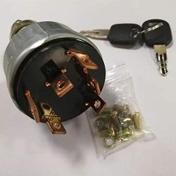 PANGOLIN 7Y-3918 7Y3918 Short Ignition Switch with 6 Terminals Starter Ignition Switch for 320B E320B Excavator Spare Parts, 3 Month Warranty