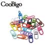 26PCS Assorted Colors Snap Hook Metal Swivel Lobster Claw Clasp for Key Ring Car Keychain Belt ID Lanyard DIY Craft Parts