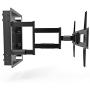 Kanto R500 Recessed In-Wall Full Motion Articulating TV Mount for 46-inch to 80-inch TVs | Ultra Low Profile | Swivel and Tilt Capable | Cable Management for Clean Setup