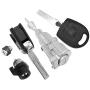 beler 5pcs Car Door Lock Cylinder Key Kit Fit for VW Jetta MK5 2006-2012 1KD800375E