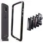 Moto Z4 Case Bumper,Compatible Moto Mods Dngn Luxury [Aluminum Metal Frame Cover] [4 Corner TPU Shockproof] for Motorola Moto Z4/z4 Play (Black)