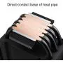 Vetroo V5 CPU Air Cooler w/ 5 Heat Pipes 120mm PWM Processor 150W TDP Fan Intel LGA 1200 115X / AMD Ryzen AM4 Universal Socket w/Addressable RGB Lights Sync(V5, Black)