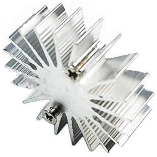 10pcs OD 35mm x H 10mm1W Watt LED Aluminium Heatsink Cooling Cooler Round