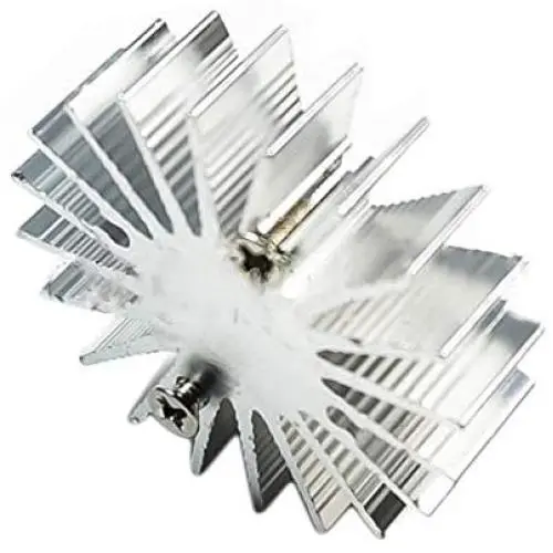 10pcs OD 35mm x H 10mm1W Watt LED Aluminium Heatsink Cooling Cooler Round