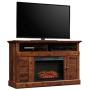 Sauder Harbor View Media Fireplace, for TVs up to 60'', Curado Cherry finish
