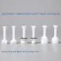 Universal Toilet Seat Hinge Bolt Screw For Top Mount Toilet Seat Hinges, Downlock Nuts can Slip Over Bolts Threads for Rapid Installation without Screwing in-White Plastic replacement parts Universal Toilet Seat Hinge Bolt Screw For Top Mount Toilet Seat Hinges, Downlock Nuts can Slip Over Bolts Threads for Rapid Installation without Screwing in-White Plastic replacement parts