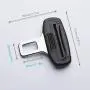 TUPOLIM Seat Belt Clip,Curved Sides Design,2 Pack,Universal Car Seat Belt Buckle Auto Metal Clip (Black)