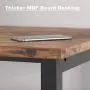 IRONCK Computer Desk 55'' with Bookshelf, Office Desk, Writing Desk, Wood and Metal Frame, Industrial Style, Study Table Workstation for Home Office Furniture IRONCK Computer Desk 55'' with Bookshelf, Office Desk, Writing Desk, Wood and Metal Frame, Industrial Style, Study Table Workstation for Home Office Furniture