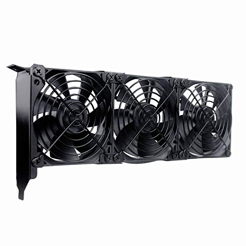 GDSTIME Graphic Card Fans, PCI Slot 3 x 90mm 92mm Fans, Graphics Card Cooler, Video Card Cooler, VGA Cooler GDSTIME Graphic Card Fans, PCI Slot 3 x 90mm 92mm Fans, Graphics Card Cooler, Video Card Cooler, VGA Cooler