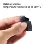 3D Printer Heater Block Silicone Cover, Aokin MK7 MK8 MK9 Silicone Sock for MK7/8/9 3D Printer Hotend Extruder, Creality CR-10, S4, S5, Ender 3, Anet A8, Black, 3 Pcs 3D Printer Heater Block Silicone Cover, Aokin MK7 MK8 MK9 Silicone Sock for MK7/8/9 3D Printer Hotend Extruder, Creality CR-10, S4, S5, Ender 3, Anet A8, Black, 3 Pcs
