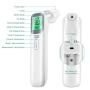 Touchless Thermometer for Adult and kid,4 in 1 Baby Thermometer Ear Forehead Thermometer Surface Infrared Thermometer 40 Datas Thermometer,Thermometer with Magnetic Cover and Battery,Mute Adjustable