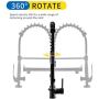 Fapully Black Kitchen Faucet,Commercial Pull Down Kitchen Sink Faucet with Sprayer