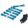 Harilla RC Steering Servo Linkage Rod Set Fit for HS 1/18 4WD Auto Replacement Parts - Blue