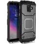 Compatible with Samsung Galaxy A6 2018, Feather Light Aluminum Metal Rugged Cover, Defender Case for Samsung Galaxy A6 SM-A600A 2018 [Value Bundle] (Grey)