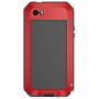 iPhone 5S SE Case, Metal Aluminum Alloy Extreme Water LIGHTDESIRE Military Bumper Heavy Duty Cover Shell - Red