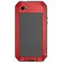 iPhone 5S SE Case, Metal Aluminum Alloy Extreme Water LIGHTDESIRE Military Bumper Heavy Duty Cover Shell - Red
