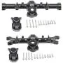 Facibom for 1/24 RC Crawler Car Axial SCX24 90081 AXI00002 Parts Metal Front & Rear Axle Diff Cover Upgrade Accessories