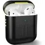 Metal AirPods Case, Full Protective Cover Accessories Compatible with Airpods Wireless Charging Case-Black