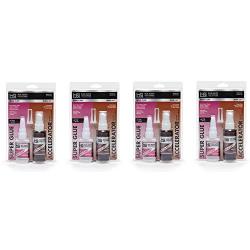 Bob Smith Industries BSI-157H Maxi Cure/Insta-Set Combo Pack (3 oz. Combined),Clear (Fоur Расk)