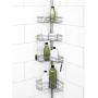 Zenna Home 2159NN Tension Pole Shower Caddy, Satin Nickel Zenna Home 2159NN Tension Pole Shower Caddy, Satin Nickel
