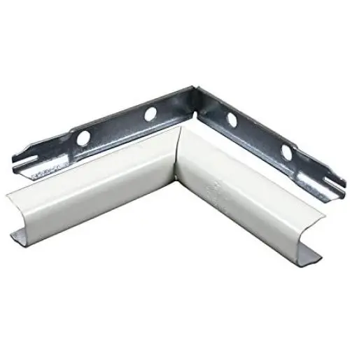 Wiremold Metal Raceway, Extending Power, On-Wall, Inside Elbow, Ivory, B-7 Wiremold Metal Raceway, Extending Power, On-Wall, Inside Elbow, Ivory, B-7
