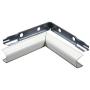 Wiremold Metal Raceway, Extending Power, On-Wall, Inside Elbow, Ivory, B-7