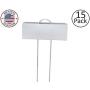 Large Metal Plant Label Garden Markers (11.5 Inch, 15 Pack)