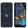 SWP for LG K51 Case,LG Reflect Case,LG Q51 Case,Dual Layer Shock-Absorption Armor Cover,Full-Body Protective Case with Metal Ring Holder Kickstand for LG K51 (Blue) SWP for LG K51 Case,LG Reflect Case,LG Q51 Case,Dual Layer Shock-Absorption Armor Cover,Full-Body Protective Case with Metal Ring Holder Kickstand for LG K51 (Blue)