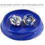 NEZAR Bey Battle Burst 2 in 1 Metal Fusion Battling Tops with 4D Launcher Grip Gyro Evolution Attack Pack Arena