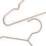 Jetdio 12.5'' Children Rose Gold Metal Clothes Shirts Hanger with Notches, Children Hanger, Cute Small Strong Coats Hanger for Kids, 30Pack