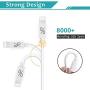 LUOSIKE iPhone Charger 10 ft Cable with Wall Plug (4 Pack), Dual USB Wall Charger Block with 2X10 Foot Long Charging Cord Compatible with iPhone 11/11 Pro/11 Pro Max/Xs/Xs Max/XR/X 8/7/6/6S Plus, iPad
