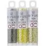 Miyuki Delica Seed Beads Bundle: Size 11/0, Palette Collection DB2283, DB2290, DB2291
