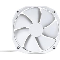 Phanteks 140mm CPU Cooler Fan Upgrade, PWM, 1600 RPM High-Static Pressire Retail Cooling PH-F140HP_WT2 White