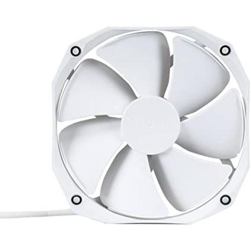 Phanteks 140mm CPU Cooler Fan Upgrade, PWM, 1600 RPM High-Static Pressire Retail Cooling PH-F140HP_WT2 White