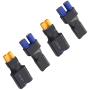 2Pairs No Wires XT30 to EC3 Plug Female Male Adapter Wireless Connector for RC FPV Drone Car Lipo NiMH Battery Charger ESC