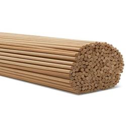 Dowel Rods Wood Sticks Wooden Dowel Rods, 1/4 x 36 Inch Unfinished Hardwood Sticks for Crafts and DIYers, 1000 Pieces, by Woodpeckers