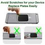 Mount Metal Plate（8Pack） for Magnetic Car Mount Phone Holder with Full Adhesive for Phone Magnet, Magnetic Mount, Car Mount Magnet-8X Rectangular (Black)